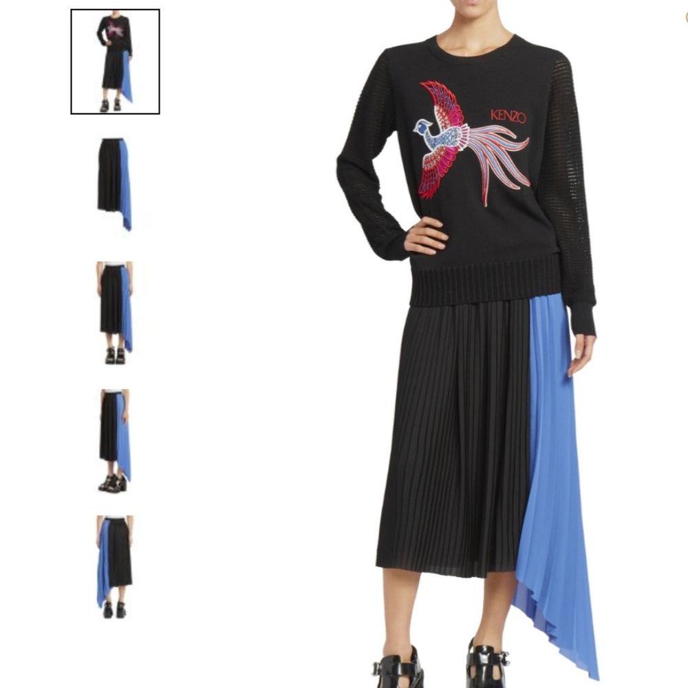 Kenzo Asymmetric Midi Skirt